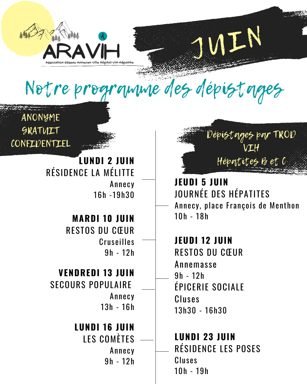 programme juin